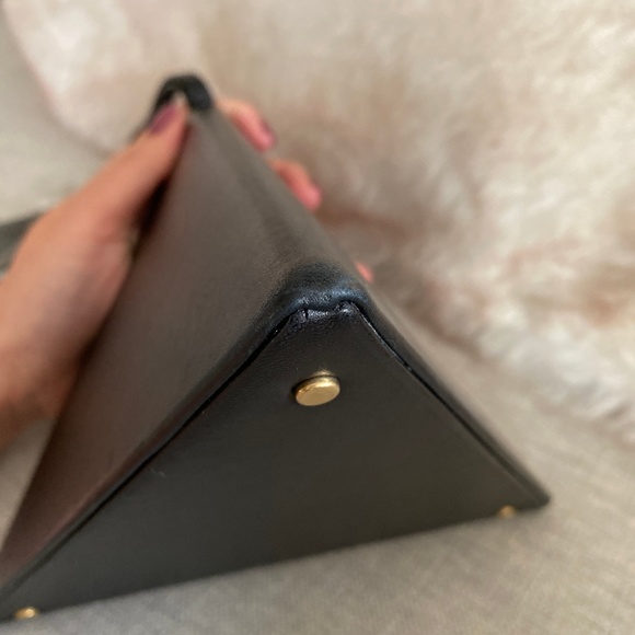 SAINT LAURENT Leather Pyramid Bag - Picture 5 of 8